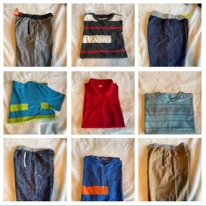 Boys 9pc “dressy casual” summer set